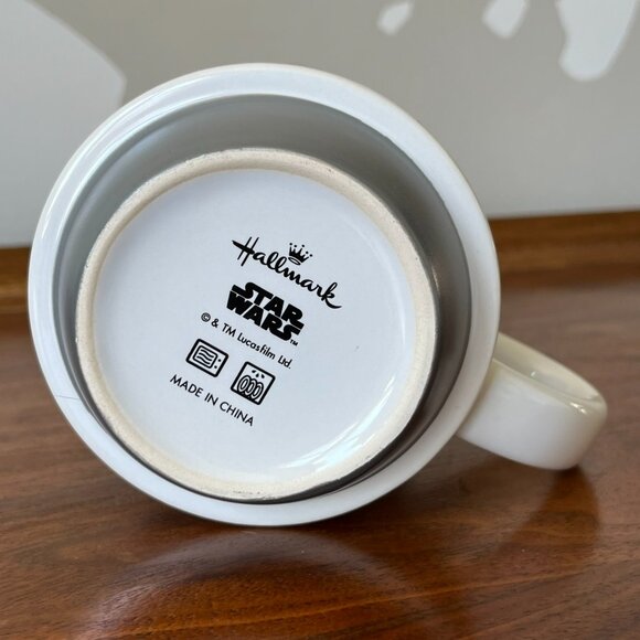 Star Wars Hallmark Princess Leia I Love You Stacking Mug White Silver Stackable - Picture 7 of 11